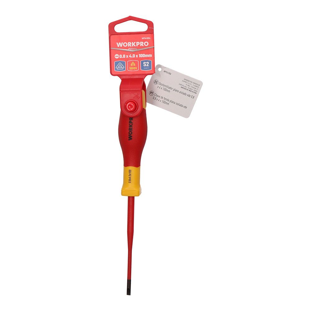 Chave de fenda plana isolada Vde 0,8 x 4 x 100 mm - Image 2