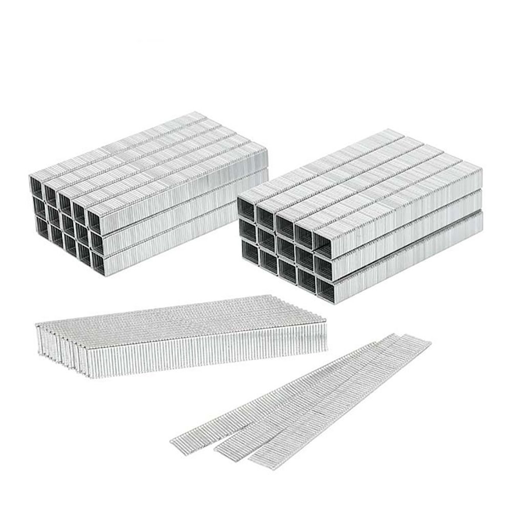 VARIEDADE DE GRAMPOS 20GA T50 10 mm, 12 mm + PREGOS 18GA F 15 mm, 7500 un