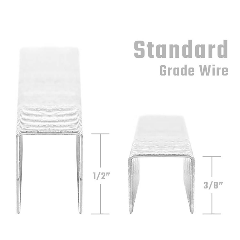 VARIEDADE DE GRAMPOS 20GA T50 10 mm, 12 mm + PREGOS 18GA F 15 mm, 7500 un - Image 6