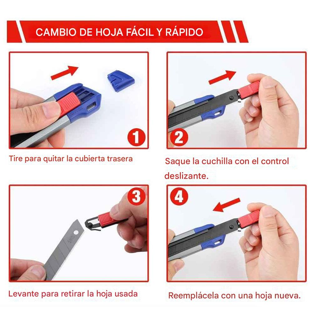 X-ato fecho mediante pressão + 11 lâminas - Image 4