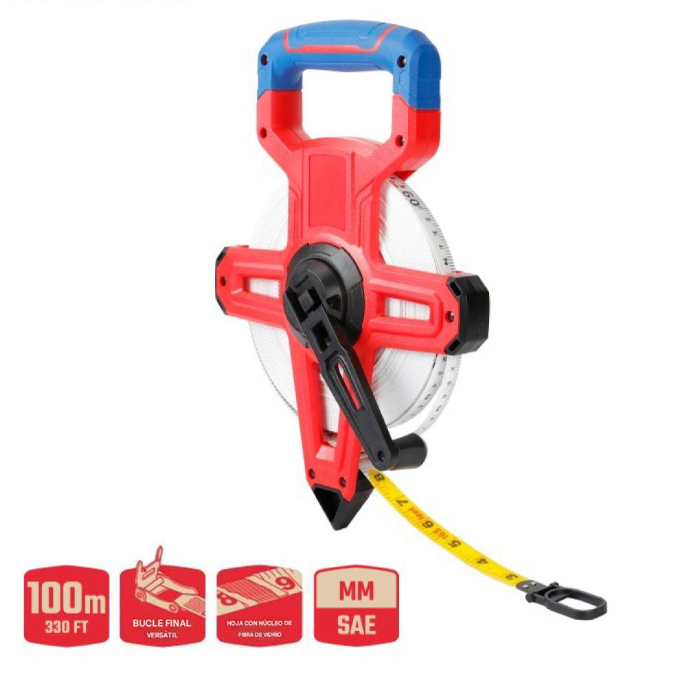 Fita métrica aberta fibra de vidro 100 m - Image 2