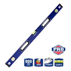 Nível de bolha PRO com base magnética 90 cm