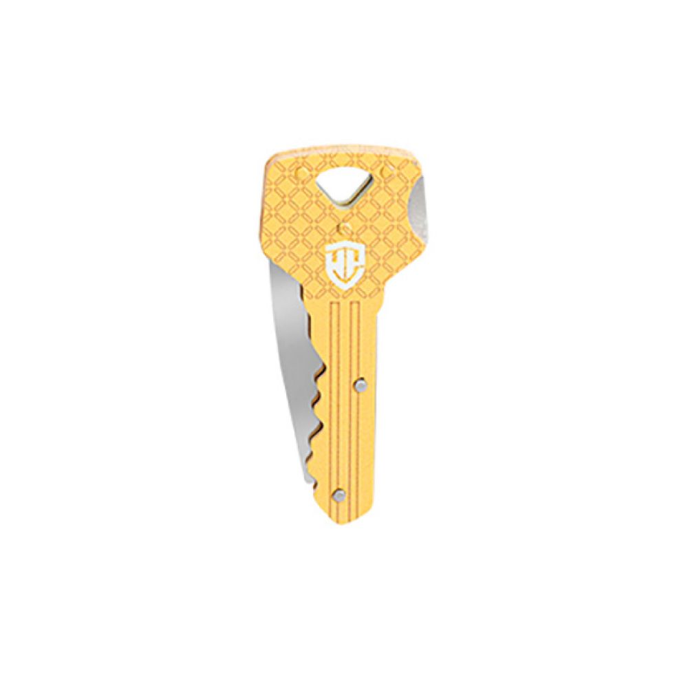 Navalha em forma de chave 40 mm ouro