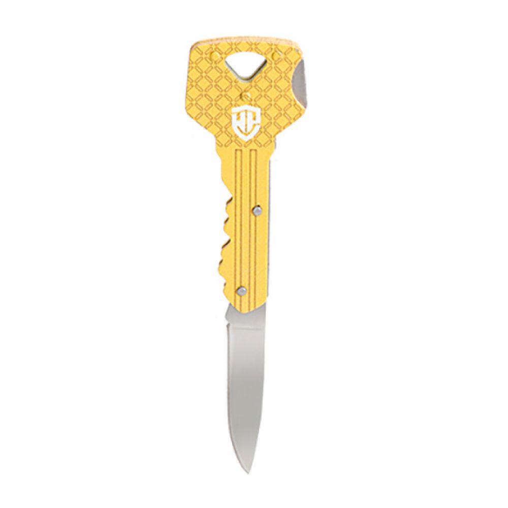 Navalha em forma de chave 40 mm ouro - Image 2