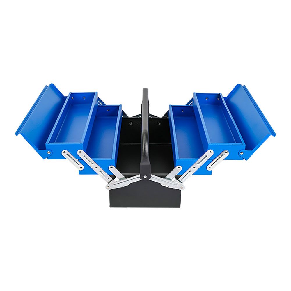 Caixa de ferramentas em metal, 5 compartimentos, 41,5 × 20 × 20 cm - Image 3