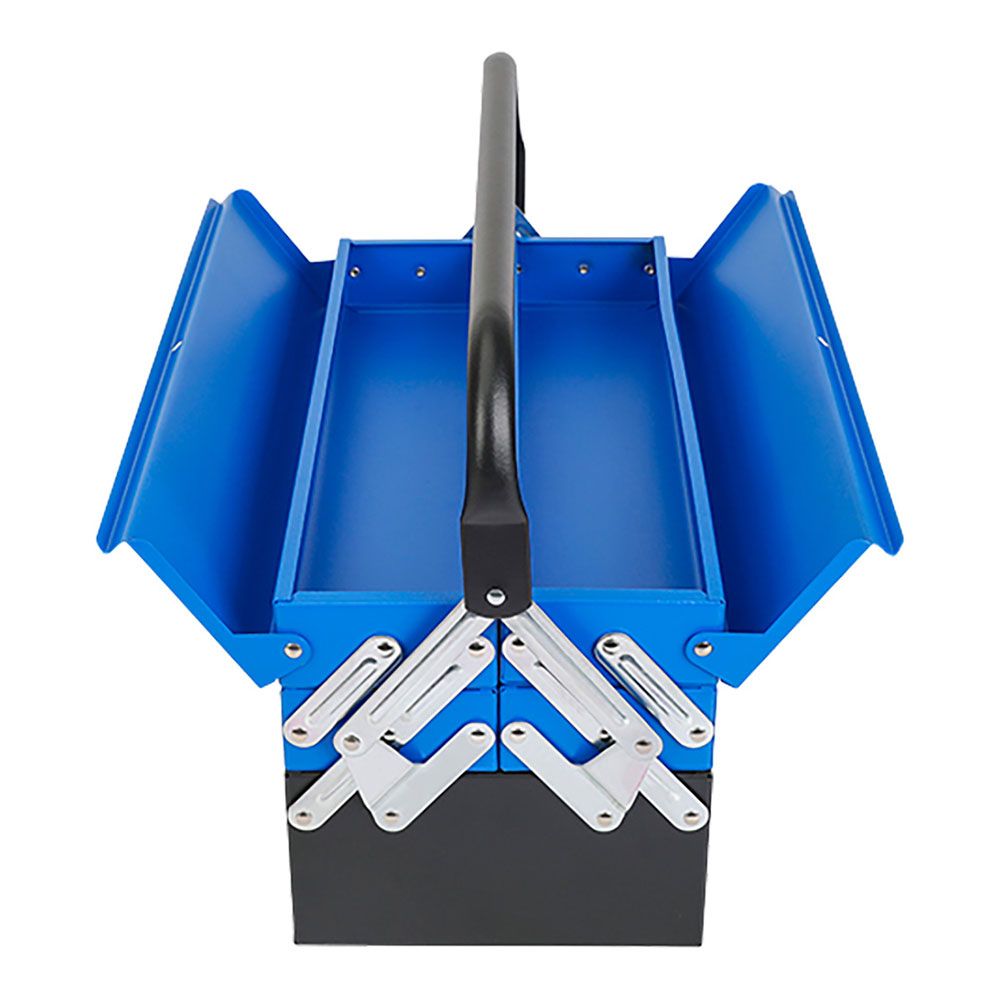 Caixa de ferramentas em metal, 5 compartimentos, 41,5 × 20 × 20 cm - Image 4
