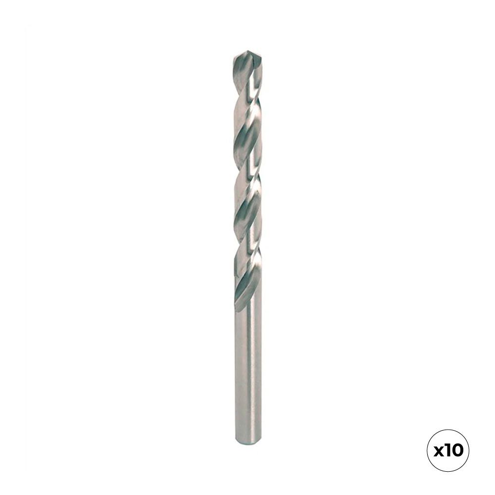 Broca para metal HSS4341, retificada, Ø5,00 x 86,00 mm, 10 unids