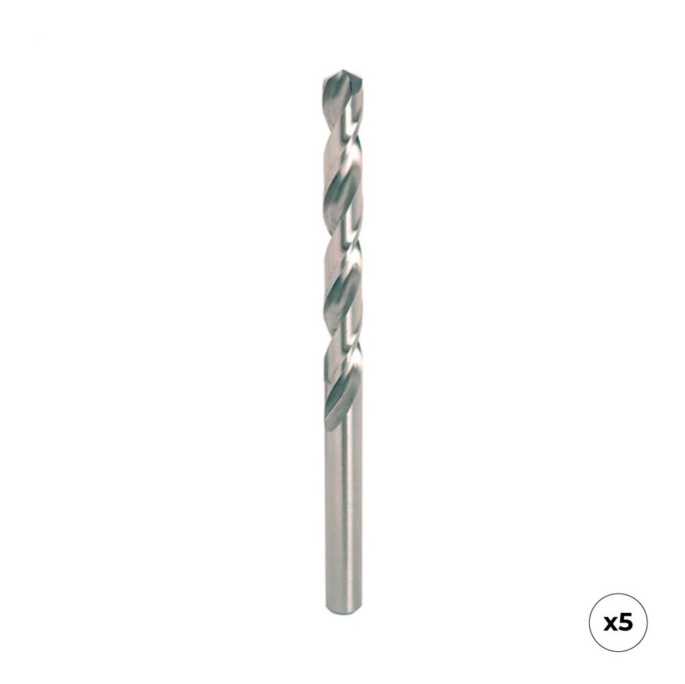 Broca de metal HSS4341, retífica, Ø1,00 x 34,00 mm, 5 unids