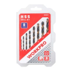 Broca HSS4241 para chapa de metal, conjunto de 8 peças, Ø3,00 - Ø10,00 mm