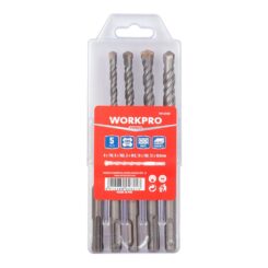 Brocas sds-plus para alvenaria, Ø6,00 x 110 / Ø6 - 12 x 160 mm, jogo 5 peças
