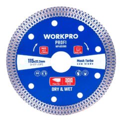 Disco de corte profi diamantado, malha, turbo ultrafino corte profissional Ø115 x 22,2 mm