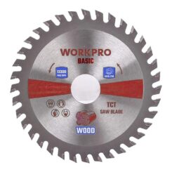 Lâmina de serra circular TCT para madeira, básica, Ø125 x 22,2 mm x 36 dentes