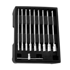 Chave T com caixas intercambiáveis, 8-19 mm, conjunto 10 peças