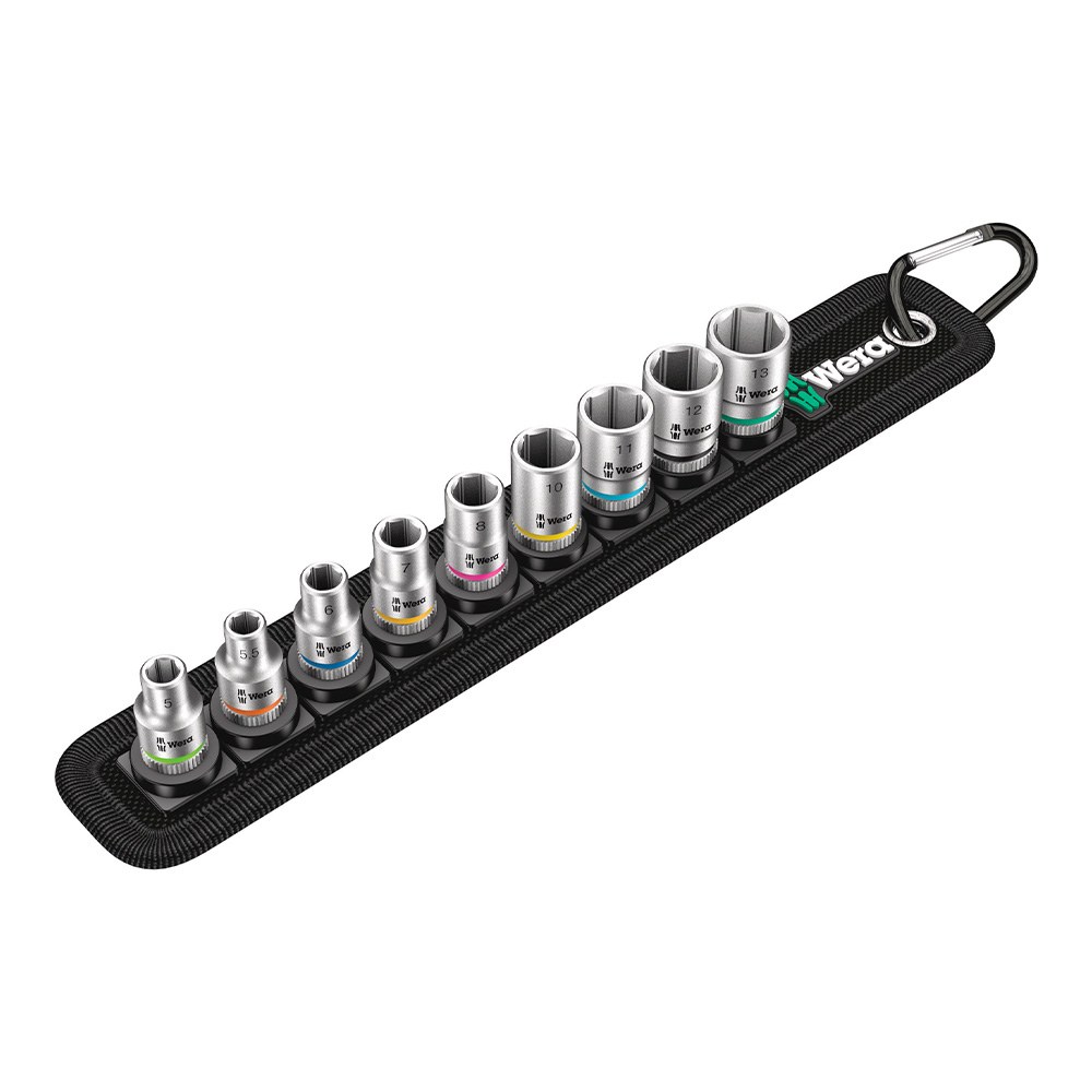 Chaves de caixa ¼ pol. belt a4, conjunto 9 peças