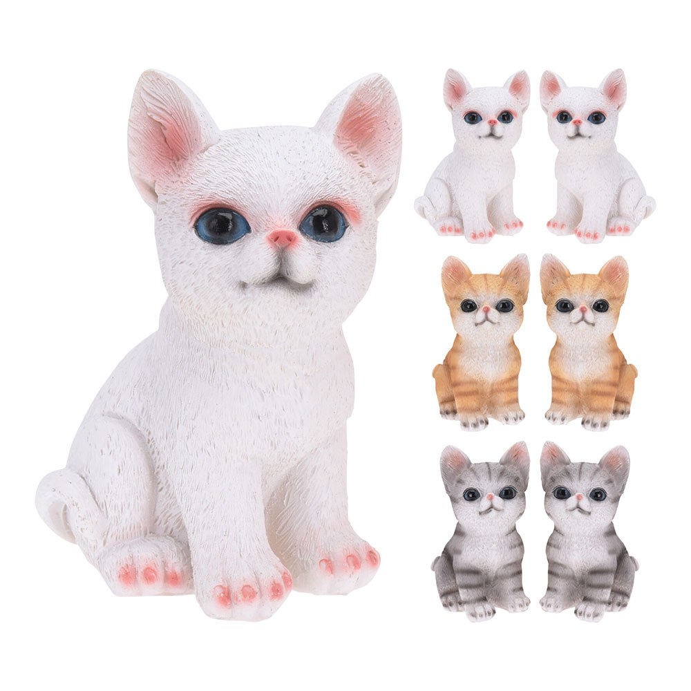 Gato de polystone, modelos sortidos, 110 x 80 x 145 mm