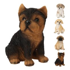 Cão de polystone, modelos sortidos, 115 x 89 x 140 mm