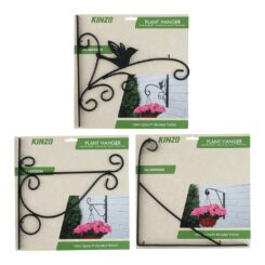 Colgador de plantas negro, modelos variados, 28 x 28 cm