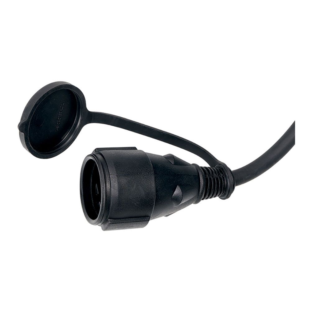 Prolongador profissional 20 m IP44 H07RN-F 3 g 2,5 mm², 1 tomada com tampa, 16 a 250 v~, preta - Image 2