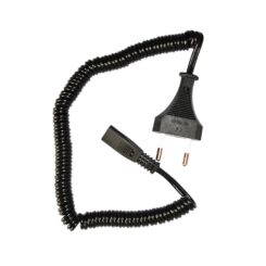EDM Cabo de substituição do barbeador Braun-Philips 1,8m edm encaracolado
