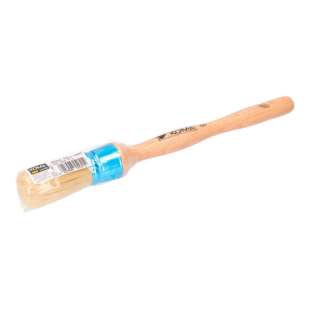 Pincel com virola de ferro tamanho nº 06 Ø30 x 60 mm - Image 2