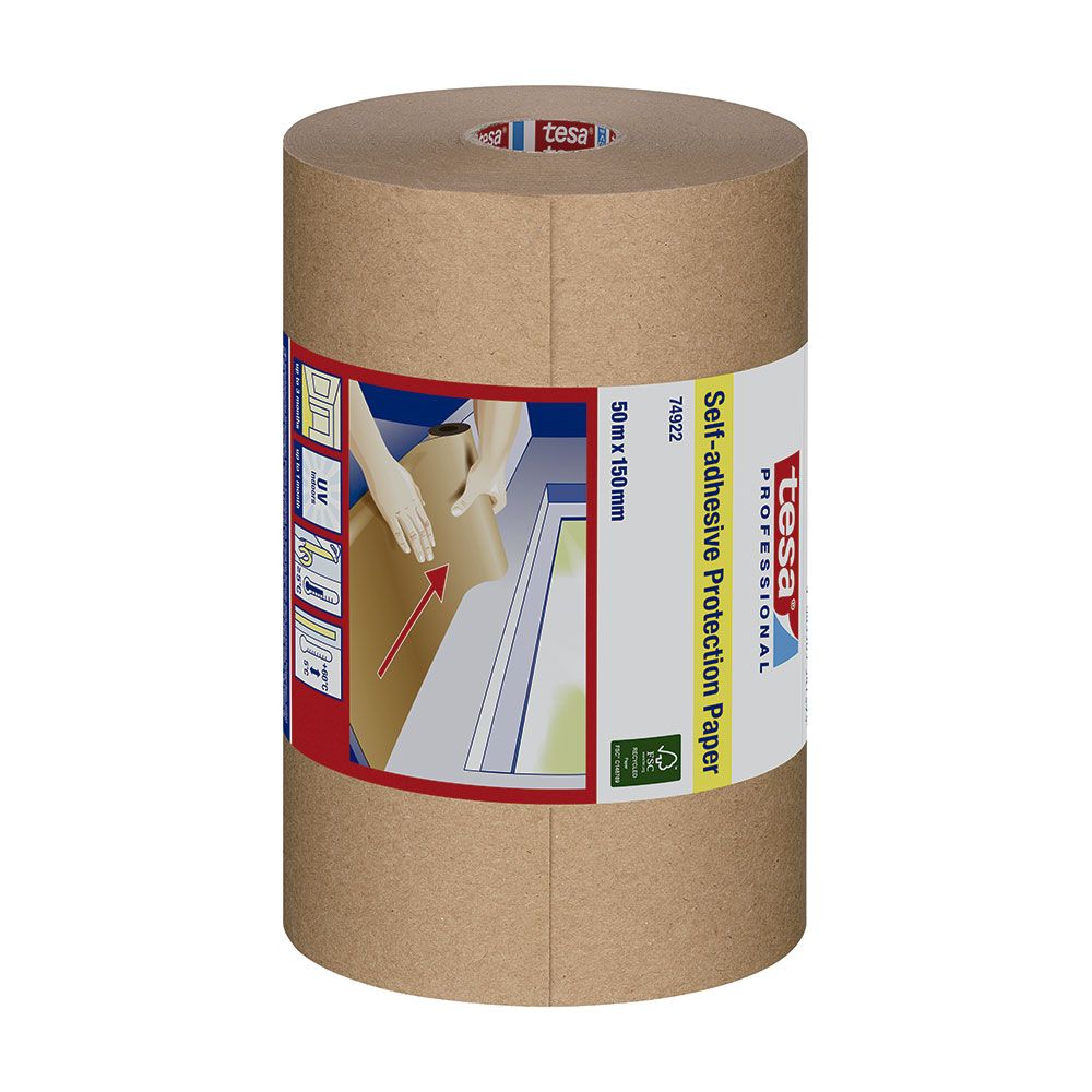 Papel de protecção adesivo 150 mm x 50 m