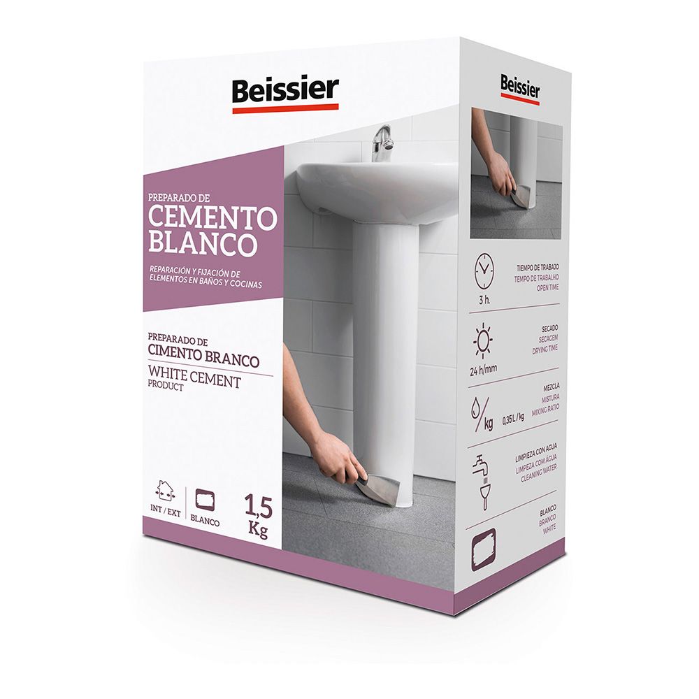 Cimento branco 1,5 kg