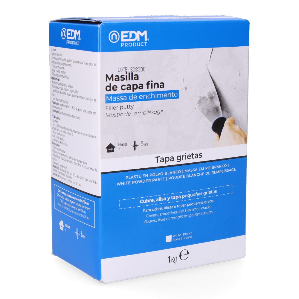 Massa de pó camada fina 1 kg