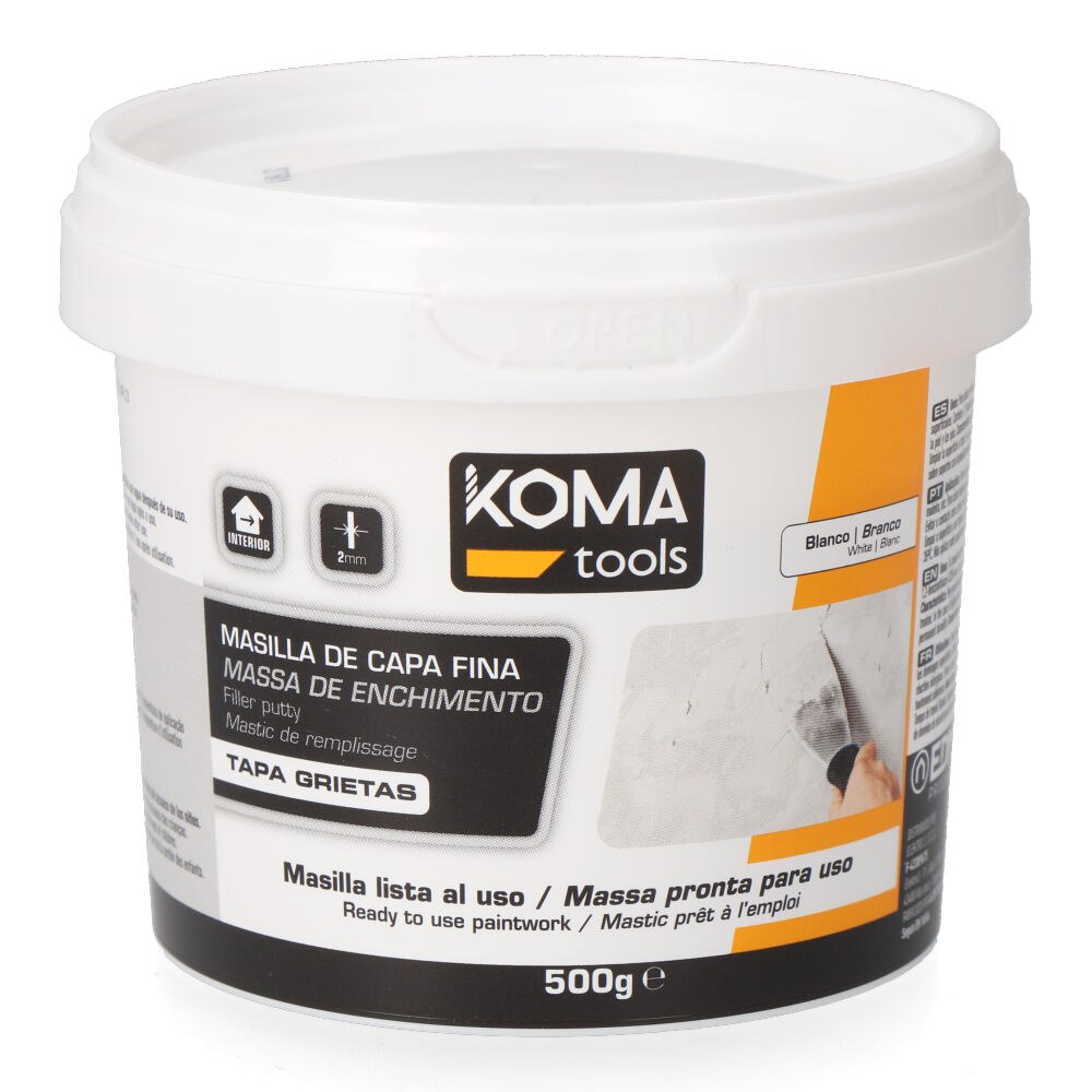 Massa de enchimento camada fina pronta a usar 500 g
