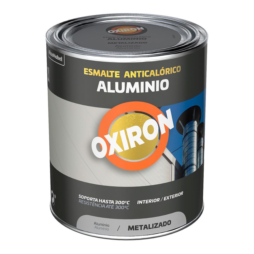 Esmalte metálico alumínio anti-aquecimento 750 ml