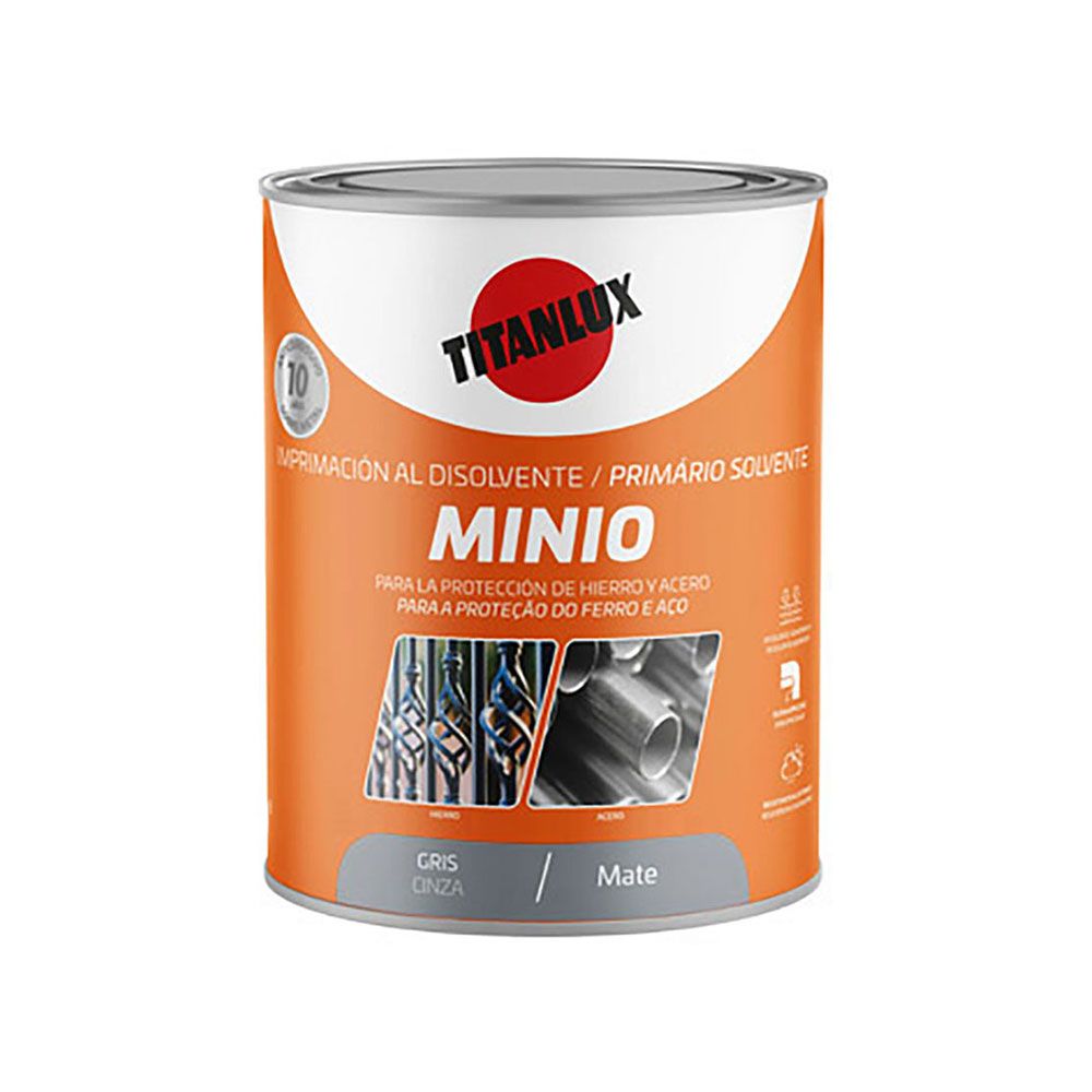 Primer antioxidante sintético minio cinza MAT 750 ml