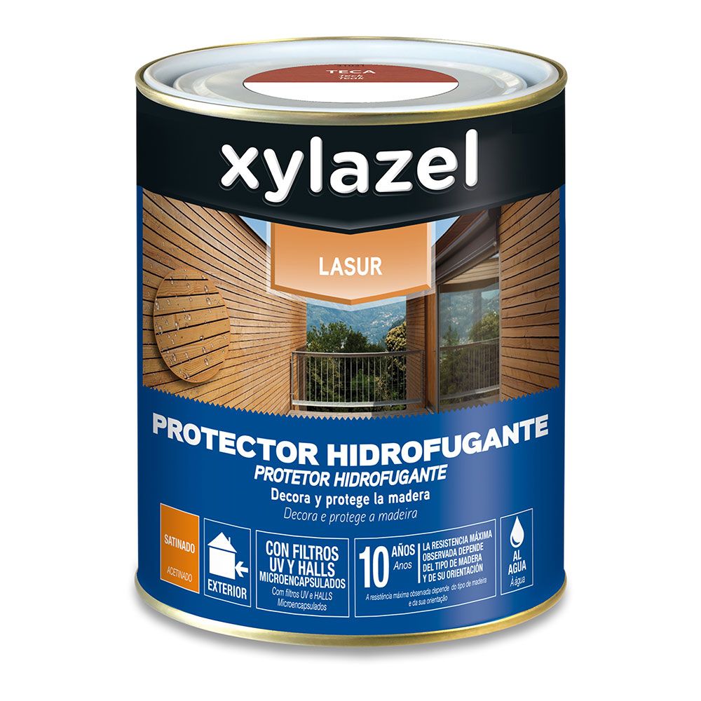 Decorativo à base de água lasur satin teak 750 ml