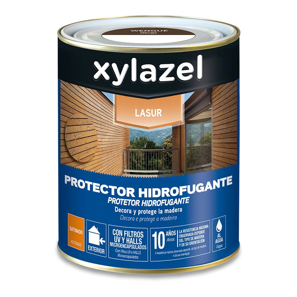 Decorativo base aquosa lasur satin wengé 750 ml