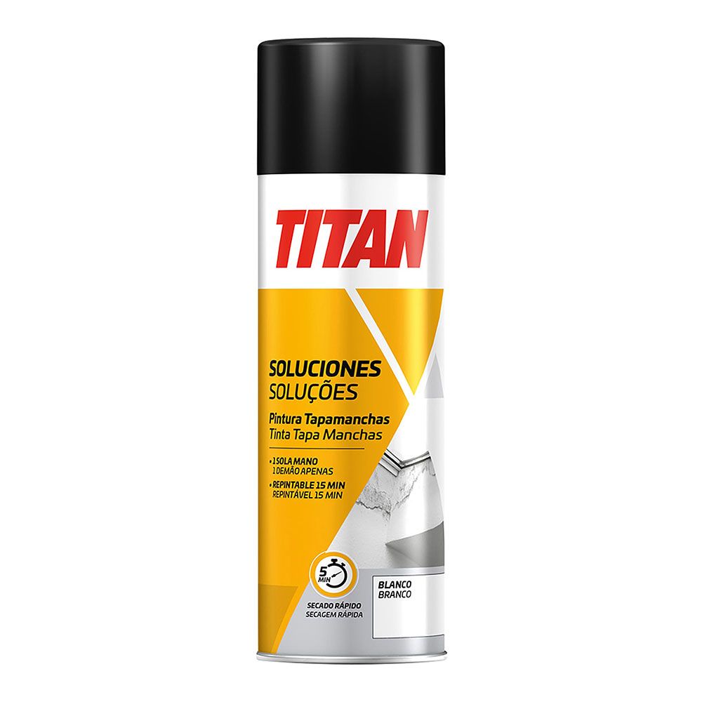 Tinta spray cobertura mancha branca fosca 500 ml