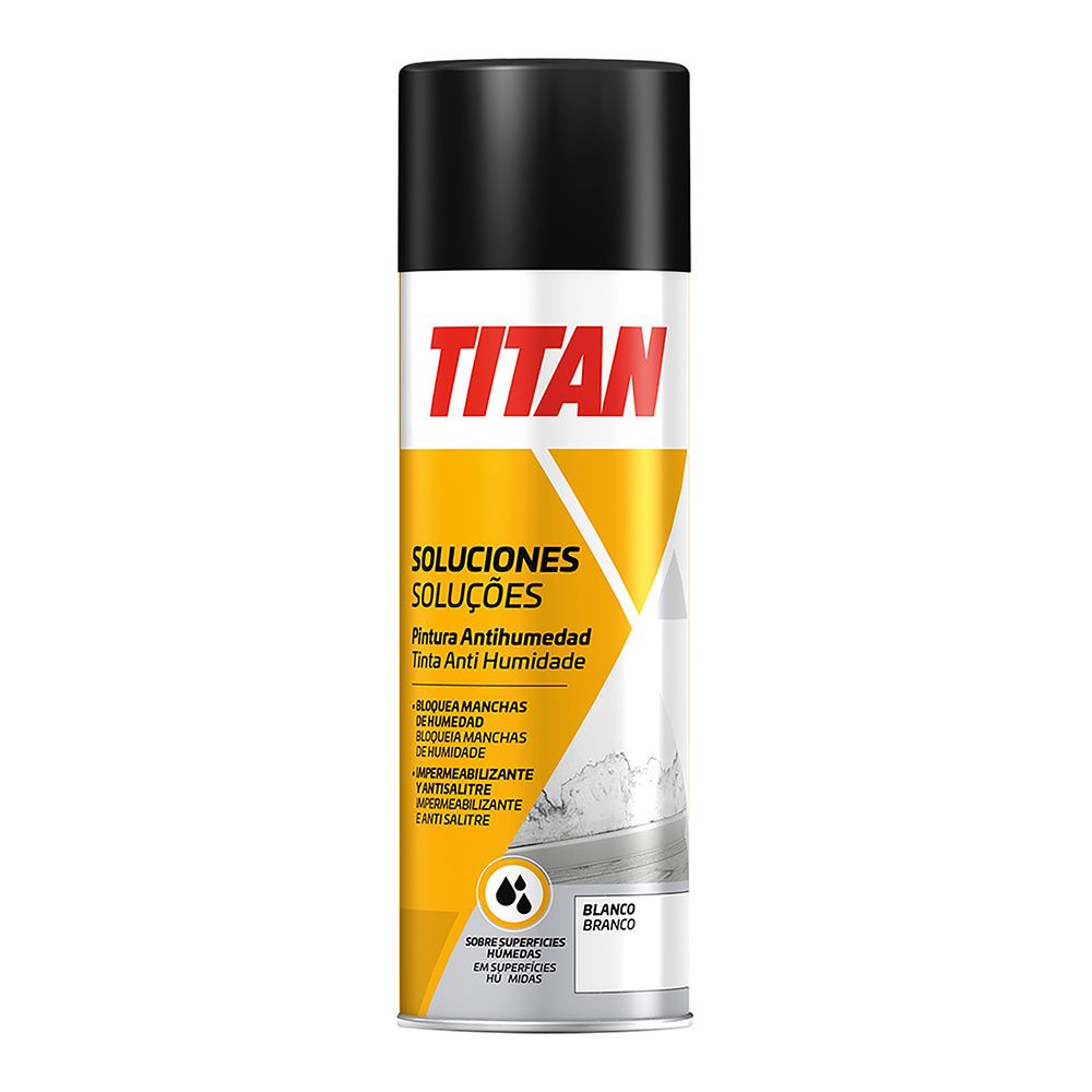 Tinta spray anti-umidade branca fosca 500 ml