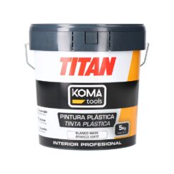 Tinta plástica vinílica interior branca fosco 5 kg