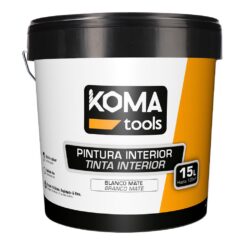 Tinta plástica vinílica branca fosco para interiores 15 l