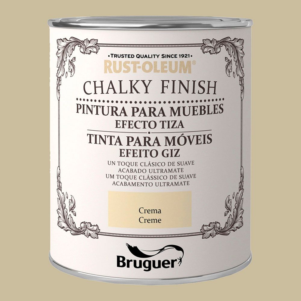 Rust-oleum chalky finish móveis creme 750 ml