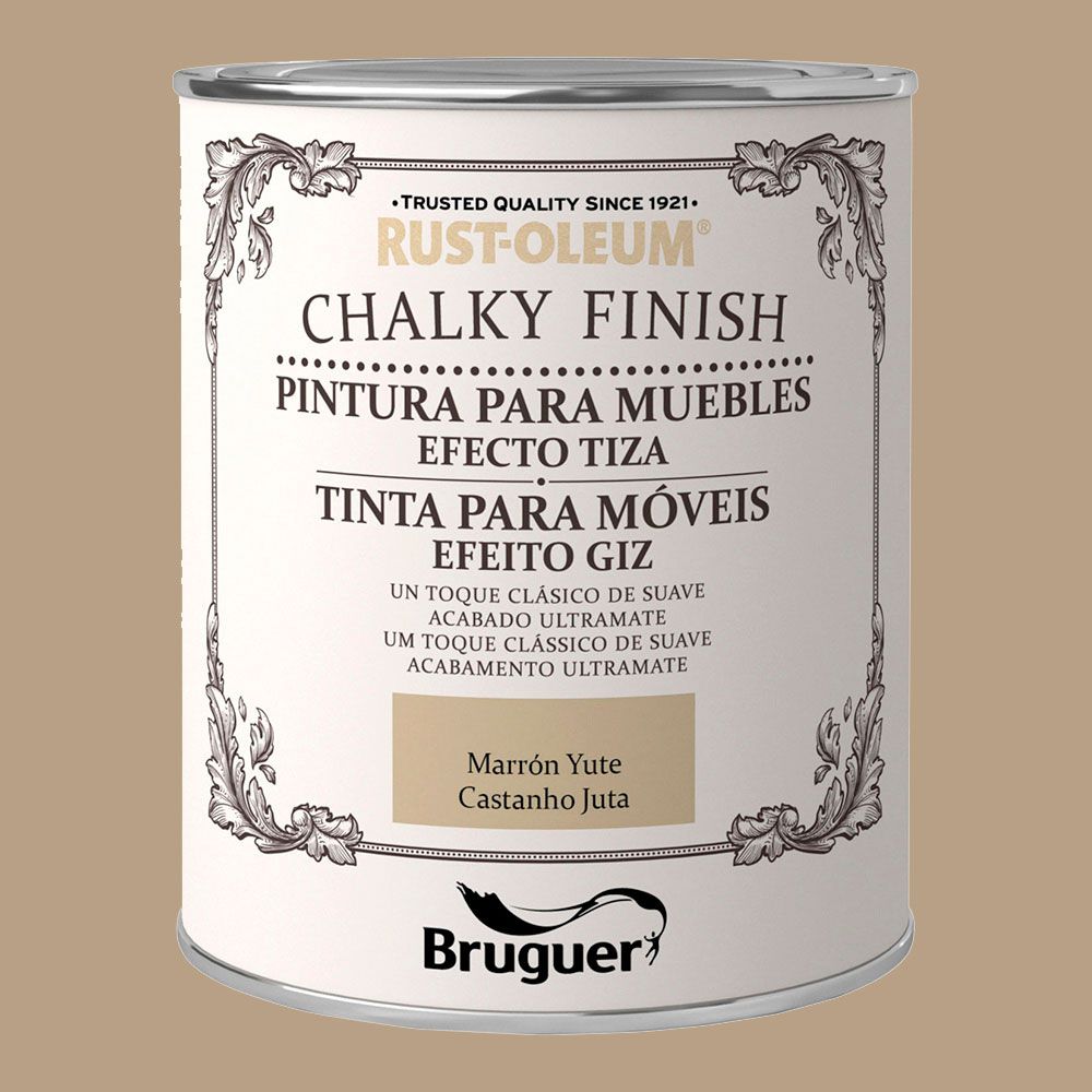 Rust-oleum chalky finish móveis castanho juta 750 ml