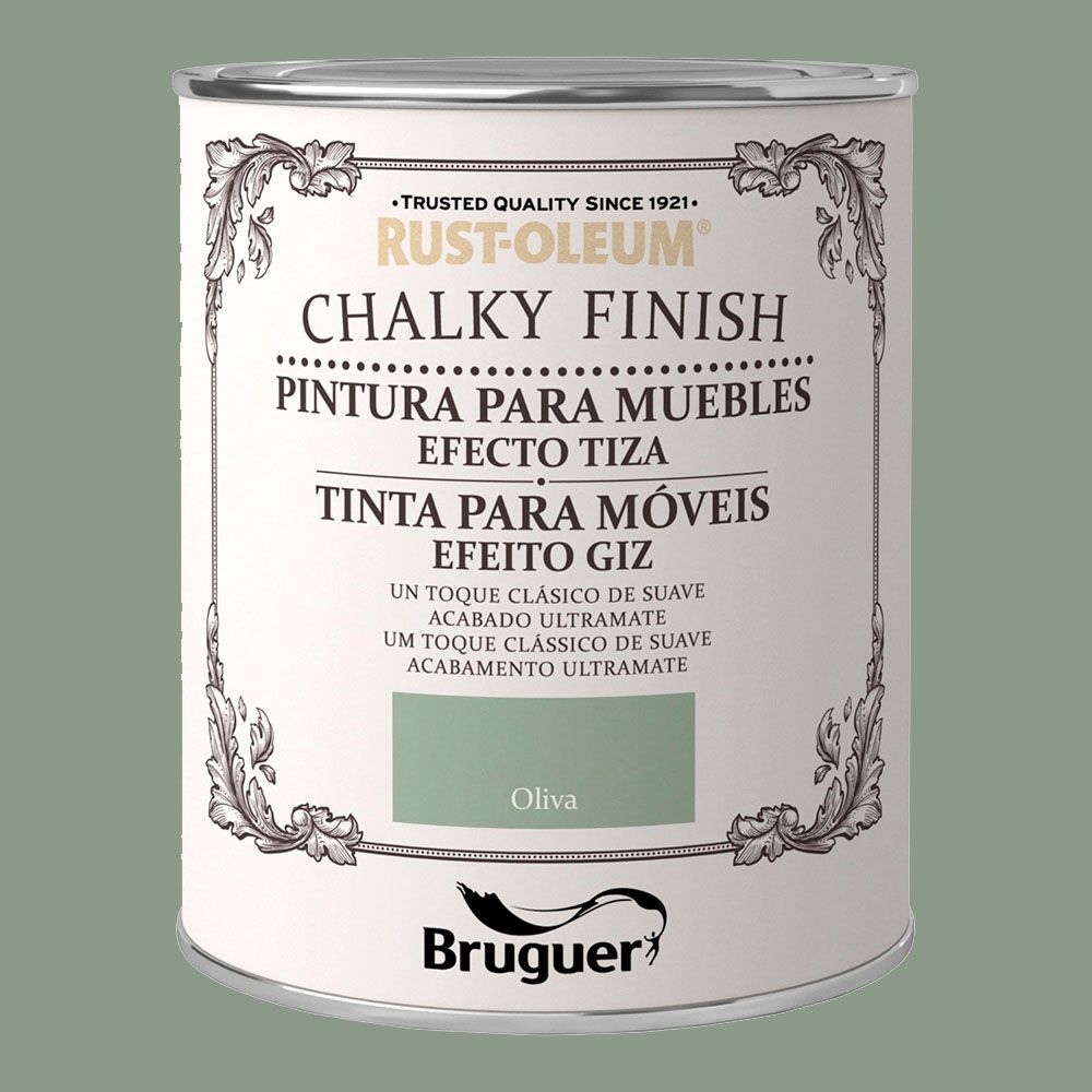 Rust-oleum chalky finish móveis oliva 750 ml