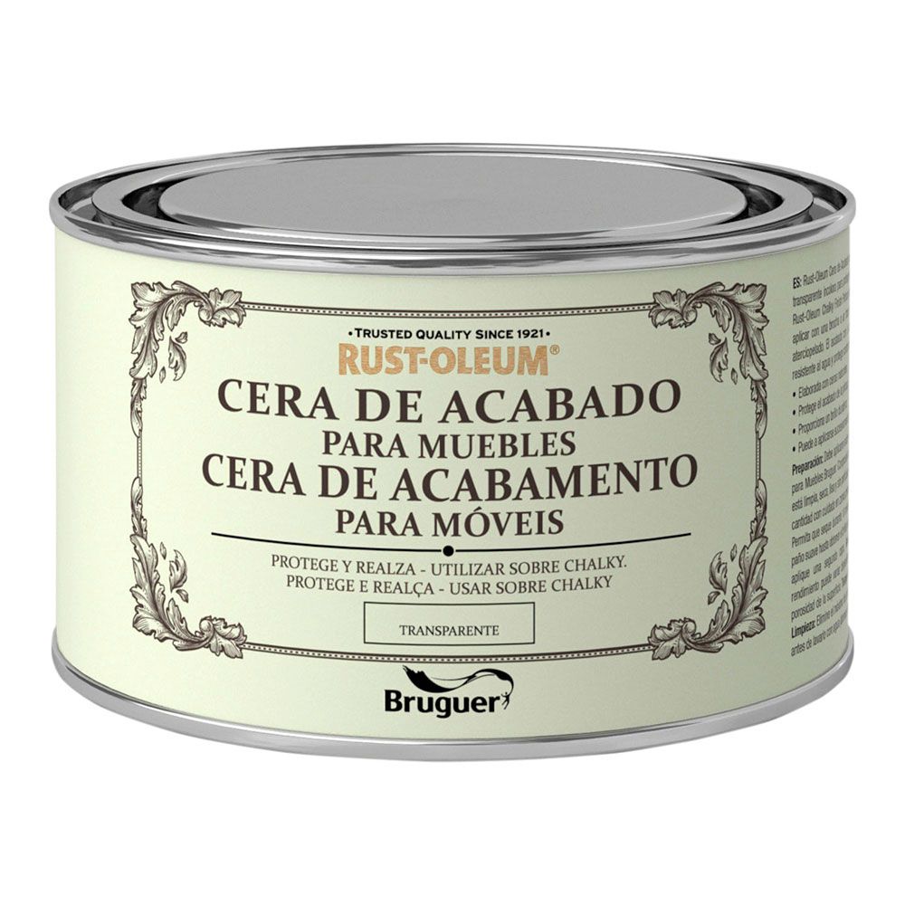 Rust-oleum chalky finish cera para móveis transparente 400 ml