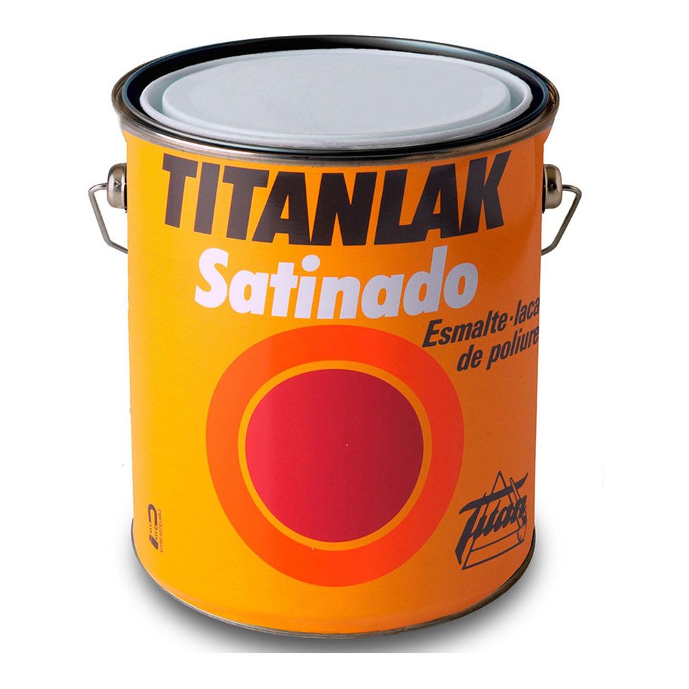 TITAN Esmalte laca poliuretano titanlak branco acetinado 4 l