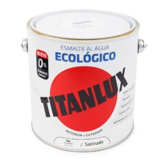 TITAN Esmalte ecológico à base de água branco acetinado 2,5 l