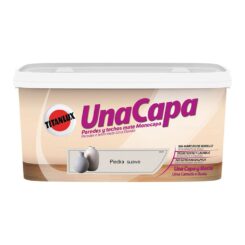 TITAN Tinta plástica vinil-acrílica lavável para interior, pedra macia fosca de uma camada 4 l