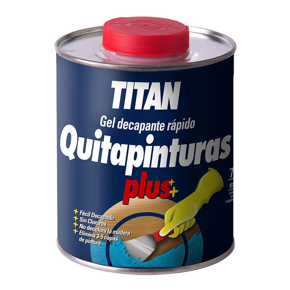 TITAN Gel decapante removedor de tinta mais 750 ml