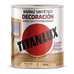 TITAN Verniz decorativo sintético incolor fosco 250 ml