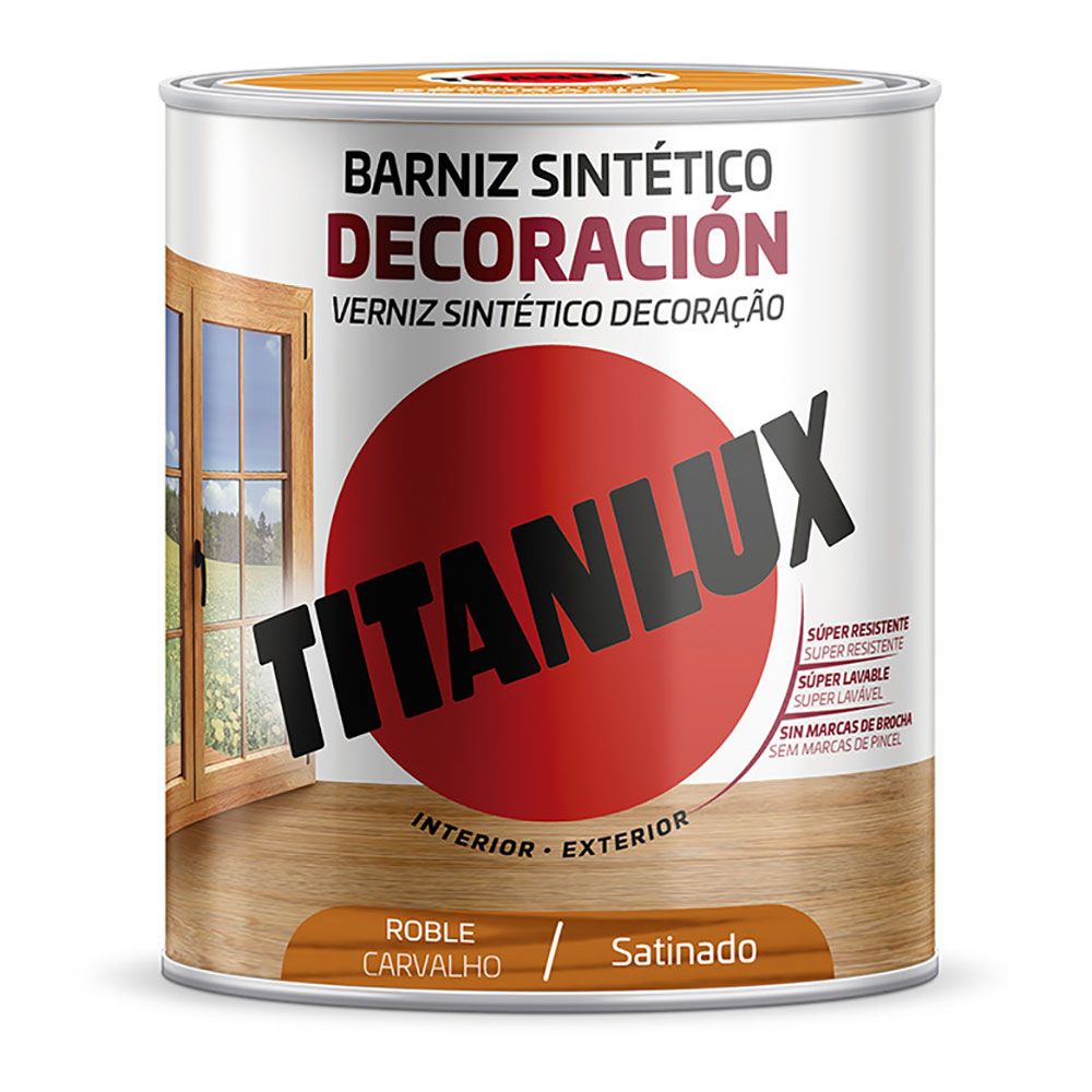Verniz sintético decoração acetinado roble 250 ml
