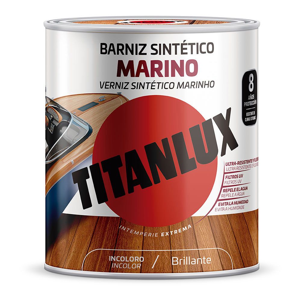 Verniz sintético marinho brilhante incolor 4 L