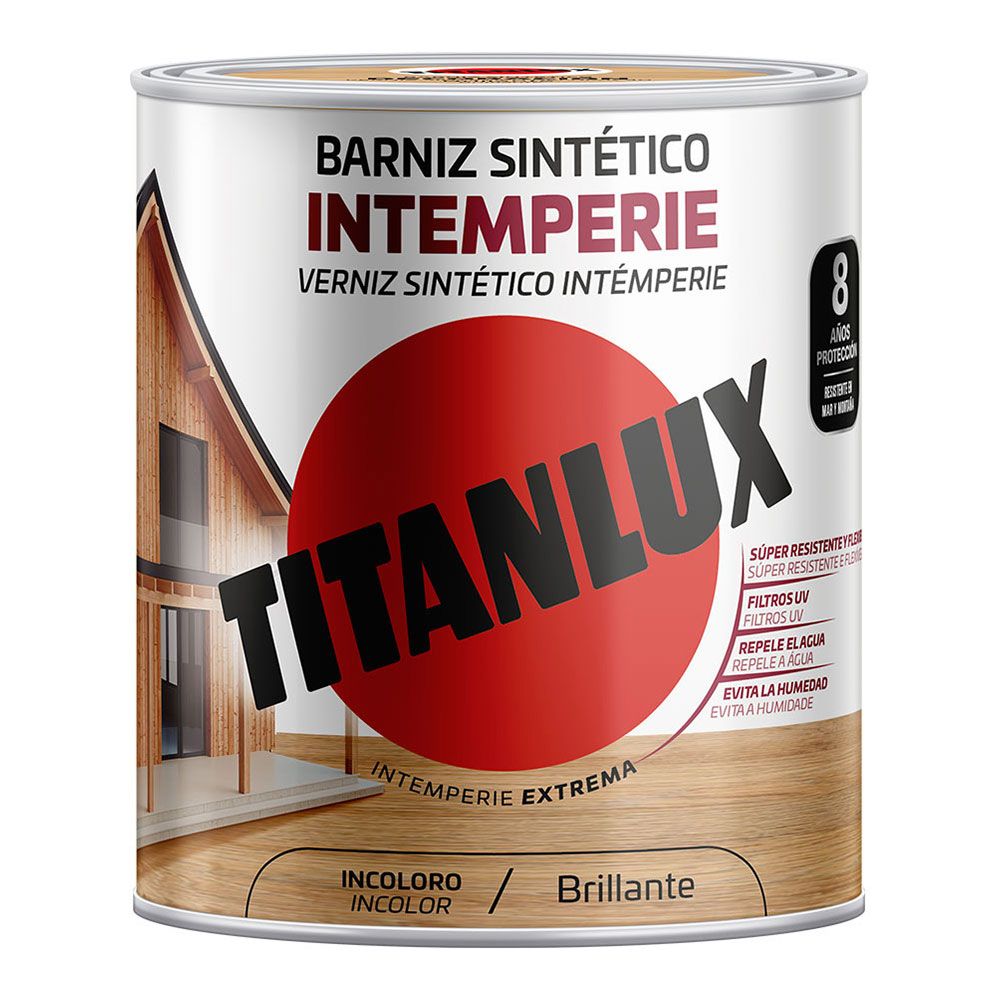 Verniz sintético intempérie brilhante incolor 4 L