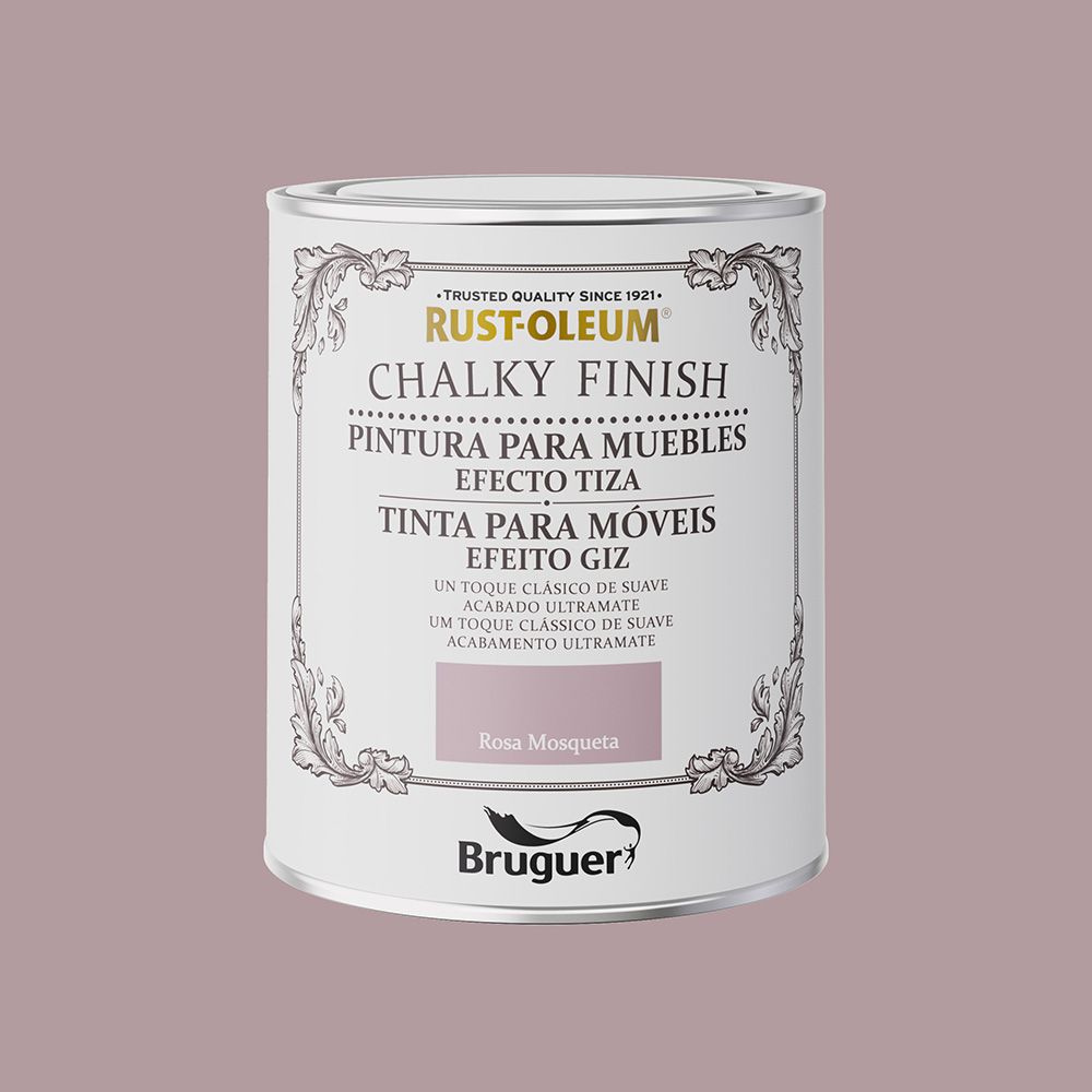 Rust-oleum chalky acabamento móveis rosa MOSQUETA750 ml
