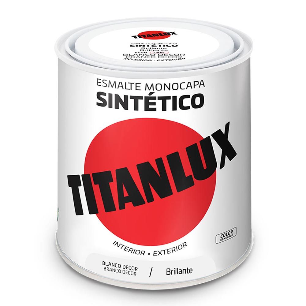Esmalte sintético monocamada decoração brilhante branco 250 ml